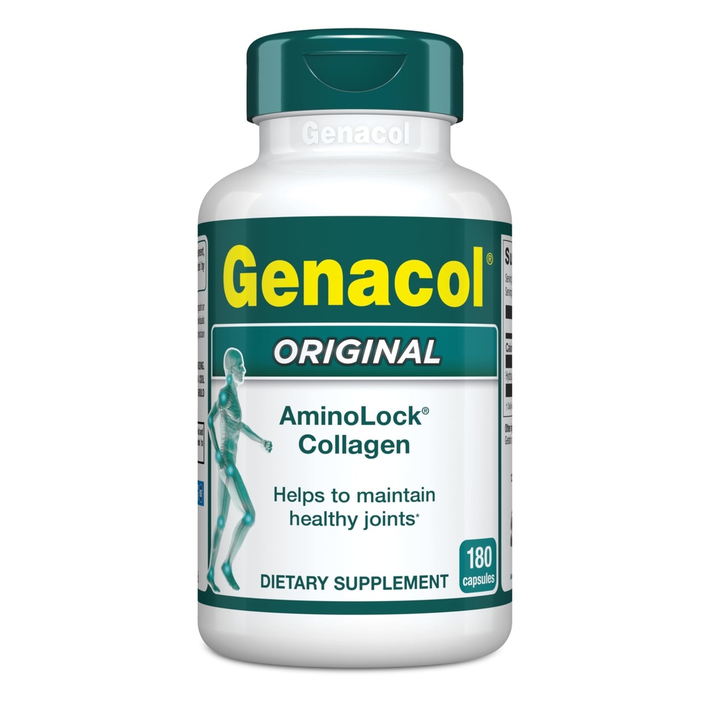 Collagen Peptider Fælles Kosttilskud til mænd og kvinder af Genacol Name 124; Eksklusiv Hydrolyzed Collagen Pills