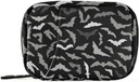 Pill Box Halloween Bats 7 dages Pill sag Rejse Pill Organizer Bag med lynlås Portable ugentlige Vitamin Medicin Supplement Holder Pouch Bag