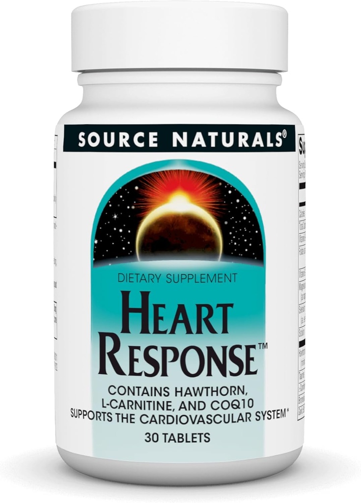 KILDE NATURALS Heart Response Tablet, 30 Tælling