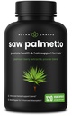 NutraChamps Saw Palmetto Supplement for prostata sundhed [ekstra styrke] 600mg Kompleks med ekstrakt, Berry pulver & urter - Understøtter sund vandladning Frekvens, 120 kapsler