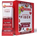 Sugar- Free Fruit Punch Flavored Psyllium Husk, 24 Fiber Pakninger