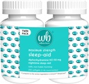 Wellness Basics Sleep Aid Note 124; Maksimal styrke Diphenhydramin HCl 50 mg