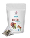 Lever Detox urter - LIVER DETOX HERBAL TEA, 14 Dage - burre rod og mælkebøtte te, leverstøtte te organisk, lever detox te koffein fri, lever rense detox & reparation urte te te, 1 Pack 14 poser