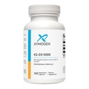 XYMOGEN K2- D3 5000 - vitamin D3 K2 - biotilgængelig vitamin D 5000 IE (Cholecalciferol) med MK- 7 - hjerte, arterial, benesundhed + immunsupporttilskud (120 kapsler)