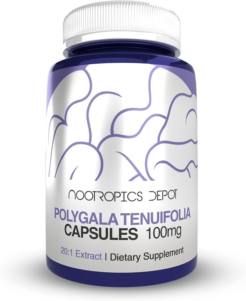 Nootropics Depot Polygala tenuifolia Kapseler er 124; 100mg er 124; 180 Greve er 124; 20: 1 Uddrag er 124; Yuan Zhi er 124; fremmer kognitiv funktion, læring og hukommelse er 124; Understøtter sund stress niveauer er blevet 124; Adaptogen supplement