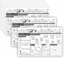 Animal Farvelægning Sider for børn Bulk Aktivitet Placemater for børn Gross Motor Færdigheder, Fine Motor Færdigheder, Visual Motor Færdigheder, Brain Break Aktiviteter, ADHD værktøjer til børn, Autisme Learning Materialer