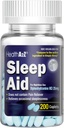 HealthA2Z Sleep Aid 200 Caplets Dext124; Diphenhydramin HCl 25mg