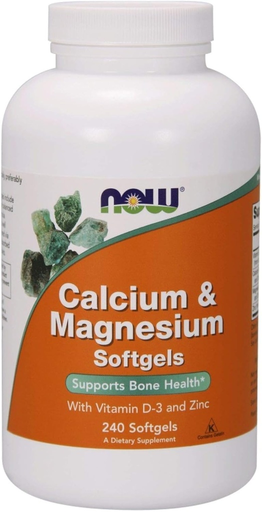 Nu fødevarer Calcium & Magnesium Softgel, 240 Greve