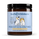 Bark & Whiskers Probiotika + enzymer - Understøtter fordøjelsessygdomme og immunsystem - Probiotisk supplement til katte og hunde - 60 Scoops