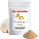 Addictive Wellness Lions Mane Supplement Powder, Premium Quality Lions Mane Mushroom Powder Dual- Extract Nootrop, Sugar Free, Vegan & Paleo Lions Mane Mushroom Supplement - 1500 mg (100 Bedste)