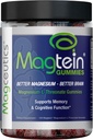 Magtein Gummies - Magnesium L- Threonate Gummy, Brain Support, Focus Supplement, Boost Memory & Kognitiv Funktion - 150 Vegansk Gummies