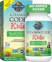 Livets vegetariske multivitamin supplement til børn - Vitamin kode Kids Chewable Raw Hel Food Vitamin med Probiotika, 60 Chewable Bears