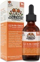 6-in-1 Nyrestøtte til hunde & katte - fremmer sund Nyrefunktion, Energiniveauer & Fluid Balance - Veterinarian Formuleret Herbal supplement med vitamin B2 & B6 - 2 fl oz (59 ml)
