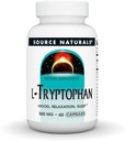 Source Naturals L- Tryptophan, for Mood, Afslapning og søvn *, 500mg - 60 kapsler