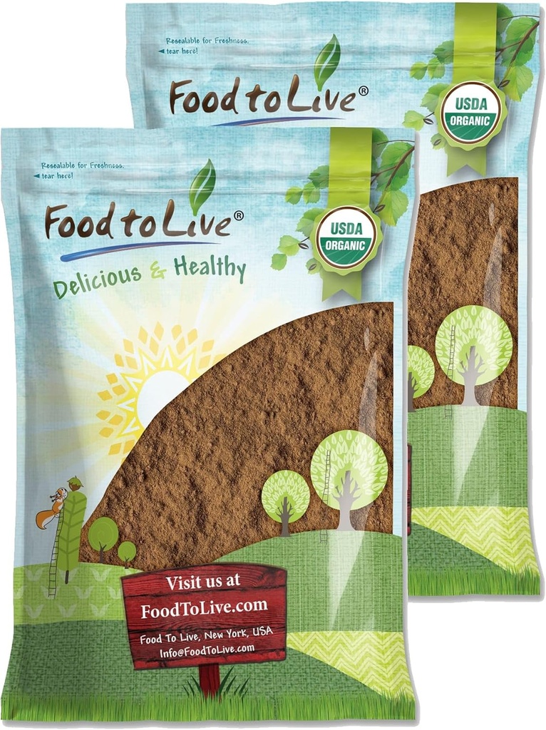 Organic Red Reishi Mushroom Powder, 12 pounds All Natural Vegan Superfood for Immunitet og holistisk Wellness. Rig på antioxidanter og næringsstoffer. Ikke-GMO. 100% Ren. Godt for Smoothies. Kosher Formand