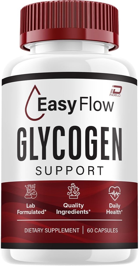 Easy Flow kapsler - Easy Flow Advanced Supplement, Easy Flow All Natural Formel til at opretholde sunde niveauer, Flow Easy Maksimum Styrke, (1 pakke - 60 kapsler)
