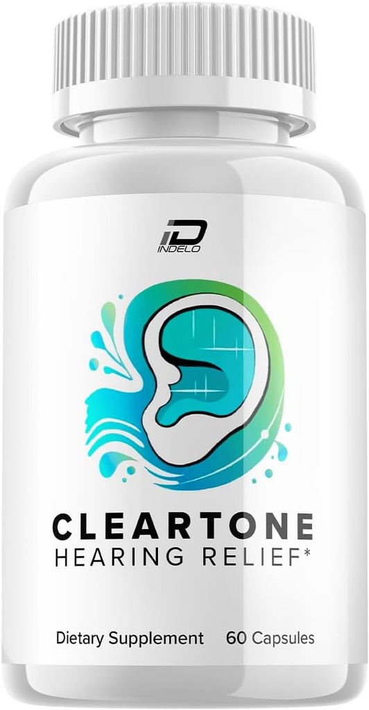ClearTone Sundt Øre Support, Clear Tone Ear Ringing Relief, ClearTne Tinnitus Treatment, ClearTone Kapsler, Advanced Formel Clear Tone for Hearing Support Anmeldelser (1 pakke - 60 Kapsler)