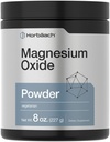 Horbaach Magnesium Oxide Powder | 8 Ounce (227g) | 400 mg Per Serving | Vegetarian, Non-GMO & Gluten Free Supplement