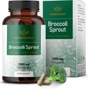 HERBAMAMA Broccoli Sprutter Kapsler - 1000mg Broccoli Sprut Uddrag til Antioxidant & Immunstøtte - Vegan, Non- GMO Sulforaphane Kosttilskud, 100 Caps