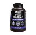 Pure Original Ingredienser DMAE Bitartrat (365 kapsler) Ingen Magnesium eller Rice Fillers, Altid Pure, Lab Verified