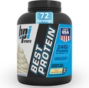 BPI Sports Best Protein - 100% Whey Protein Powder - Muscle Growth, Recovery, Meal Erstatning - No Fillers, Gluten- Free - Best Protein Powder for Mænd & Kvinder