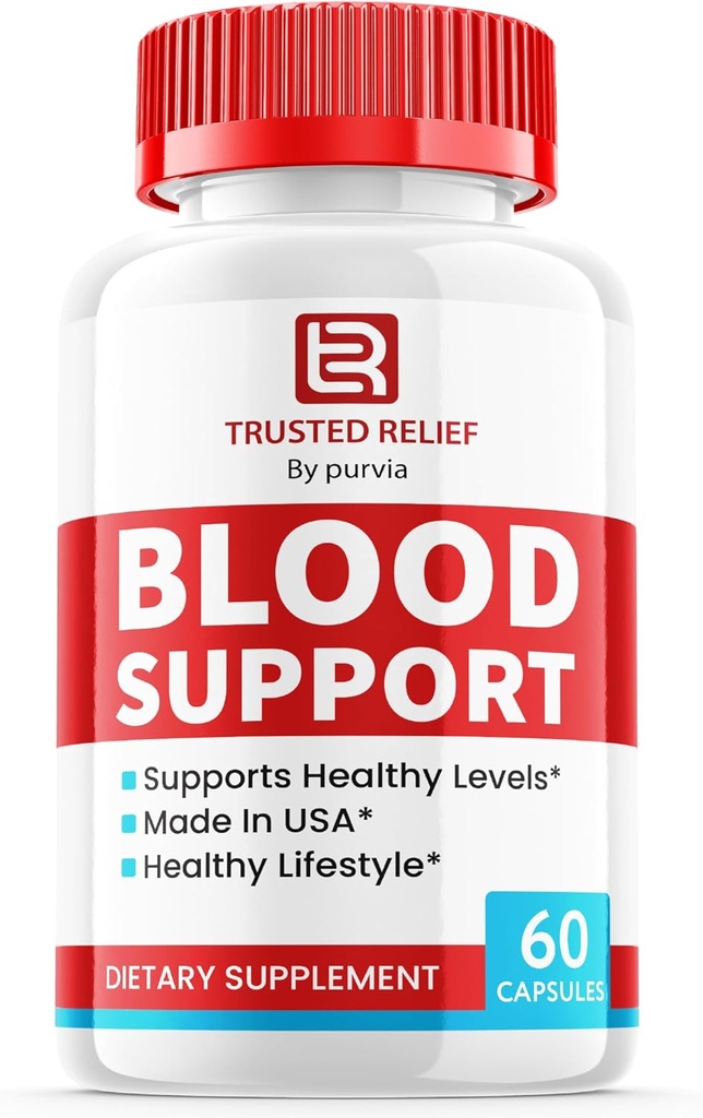 Trusted Relief Blood Support Pills - Official Formel - Trusted Relief Kapsler, TrustedRelief Support Kapsler, Trusted Relief Advanced Formel Blood Support Vitamin Supplement Maksimum (60 Kapsler)