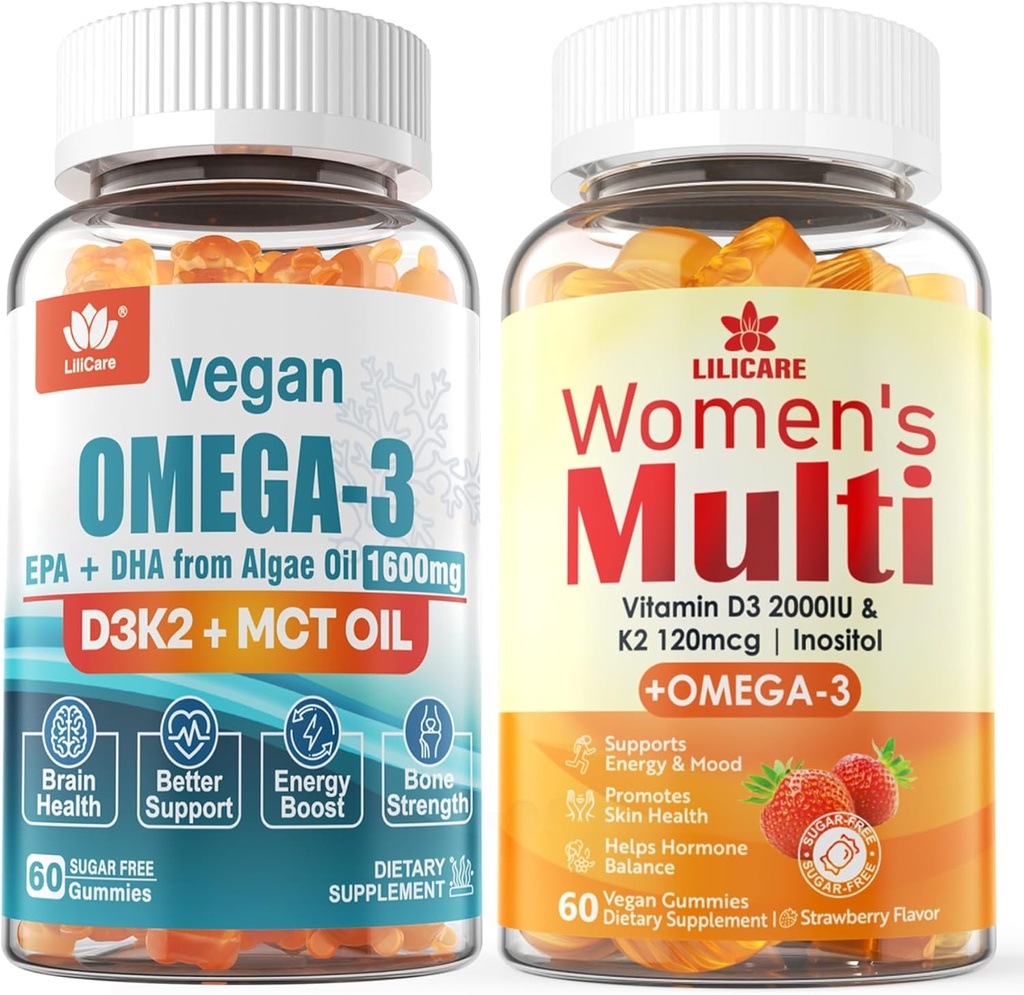 Dame Multivitamin Gummies Vegan Omega3 Gummies 1280mg