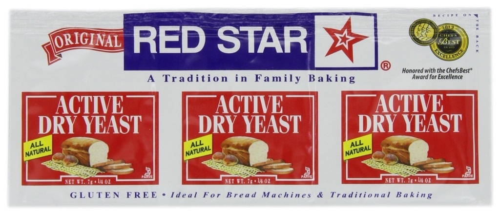 Red Star Nutritional Gær - Aktiv Dry - .75 oz - Sag af 18