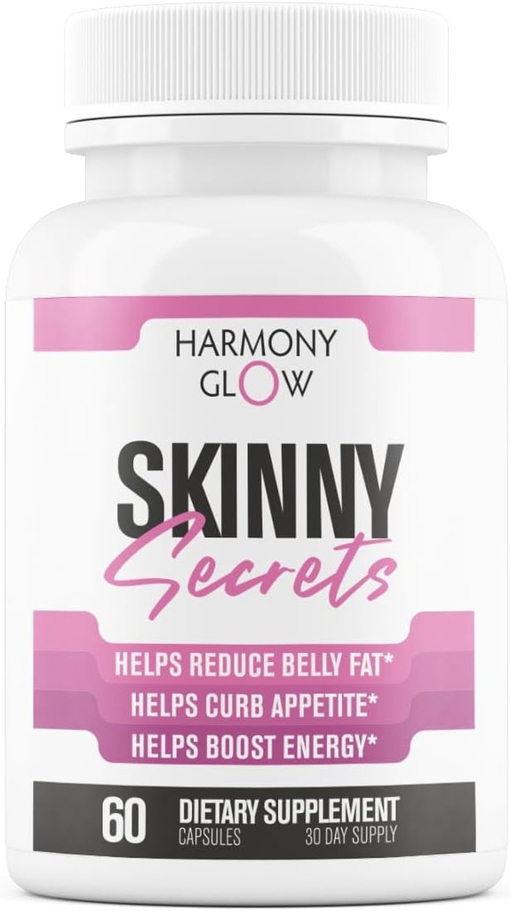 Skinny Secrets - Bedste nye vægttab piller til kvinder sto 124; Appetite Suppressant, Belly Fat Burner, Carb Blocker + 6 effektivt doseret kraftfulde Ingredienser