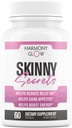 Skinny Secrets - Bedste nye vægttab piller til kvinder sto 124; Appetite Suppressant, Belly Fat Burner, Carb Blocker + 6 effektivt doseret kraftfulde Ingredienser