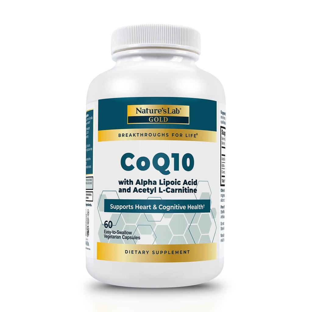 Nature 's Lab Gold CoQ10 + Alpha Lipoic Acid + Acetyl L- Carnitin HCl