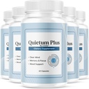 (5 Pack) Quietum Plus - Official Quietum Plus Advanced Supplement Formel, Original Quietum Plus Anmeldelser, Alle Natural QuietumPlus Advanced Formel for Sunde Øre, 300 kapsler til 5 måneder