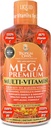 Mega Premium Liquid Multivitamins124; Natural ImmunoSupport Vitamin w / 1333% C-vitamin, 200% D3, Zink + 20 Vitamin, 70 Mineraler, & 21 Aminosyre- 124; Sugar Free