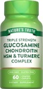 Nature 's Truth Glucosamine Chondroitin MSM Complex ttesmå 124; 60 Caplets124; med gurkemeje 124; Triple Strength Formel 124; Non- GMO og Gluten Free Supplement