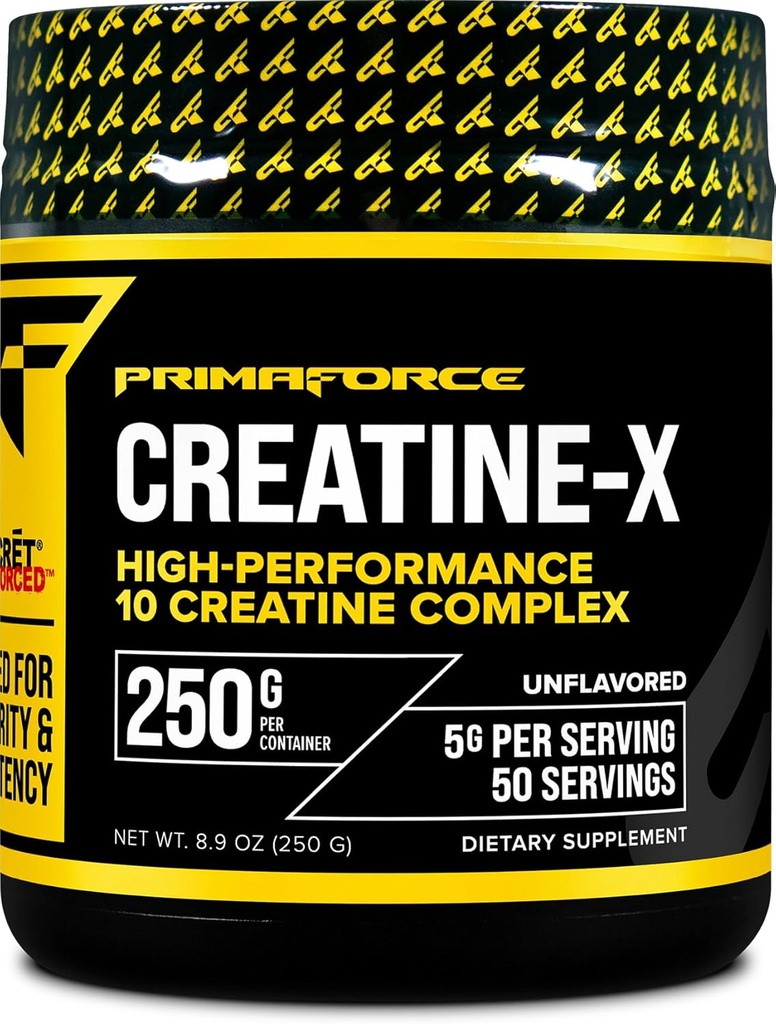 Primaforce Creatine- X 250 Grams - High- Performance 10 Creatine Complex - Unflavored