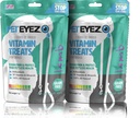 Pet Eyez- Dog Tear Stain Remover - Tear Stain Remover for hunde - Hundeøje pleje -Hundekampe med Astaxanthin, Blåbær Frugtpulver, Lutein, Grain Free, All- Natural Protein (Lamb-2 Pack)