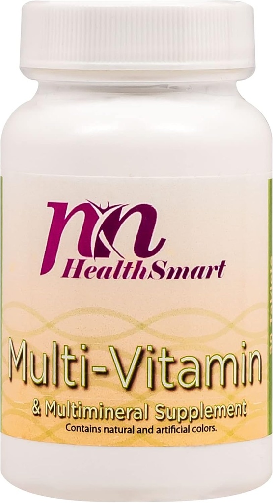 Nashua Nutrition HealthSmart Diet Supplement Multi- Vitamin & Multimineral, 30 tabletter
