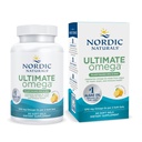 Nordic Naturals Plant Based Ultimate Omega, Lemon Flavor - 60 Vegetar Soft Gels - 1210 mg Omega-3 - Vegan EPA og DHA - Supplement Lavet af Alger - Brain & Heart Support - non-GMO - 30 Serveringer