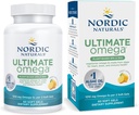 Nordic Naturals Plant Based Ultimate Omega, Lemon Flavor - 60 Vegetar Soft Gels - 1210 mg Omega-3 - Vegan EPA og DHA - Supplement Lavet af Alger - Brain & Heart Support - non-GMO - 30 Serveringer