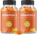 NutraChamps C-vitamin Gummies til voksne og børn, 51- 1- immunsystem support med hyldebær, rosehips, Citrus Bioflavonoider & Acerola Cherry, Immunity Booster Supplement (pakke med 2)