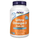 Now Foods Supplements, Ultra Omega-3, 500 EPA og 250 DHA, Cardiovaskulær Support *, 180-Fish Gelatine Softels
