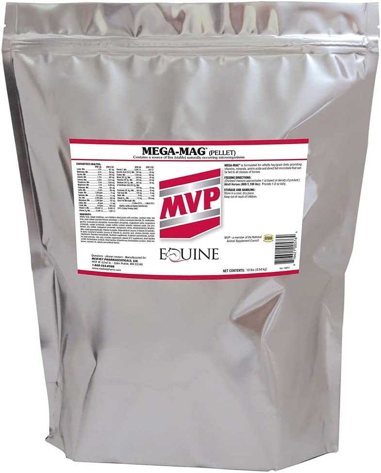 Mega- Mag (10lb) Balanceret Multi Vitamin / Mineral supplement til Alfalfa Hay Diets