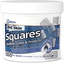 2. Hud Klædning 1 "Squares (200 Greve) - Blister Pads til Feet & Body - Cool Gel Relief Patches - 95% vand formel - non-stick chafing beskyttelse - Bærbar førstehjælp til atleter & vandrere