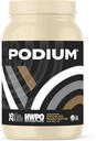 Podium Nutrition x HWPO Træning Whey Protein Powder, Chokolade Peanut Butter, 20g Protein Per Serving w / fordøjelsesenzymer, Whey Protein Isolate, Gluten Free & Soy Free, Low Carb & Sugar, 25 Servere