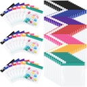 70 stk Ugentlig Pill Pouch Tasker Zipered Genanvendelig Medicin Organizer Sæt Self Sealing Medicine Organizer Rejser Plastic Pill Tasker med Slide Lock til små genstande Opbevaring (Classic)