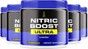 (5 Pack) Nitroc Boost Ultra - Premium Daily Powder Blend i en krukke, udformet til at hjælpe med at vedligeholde energi, støtte naturlig cirkulation, og holde dig i gang, officielle anmeldelser (150 Servere)