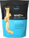 LEGION Whey + Protein Whey Isolate from Grass Fed Cowes - Whey Protein Isolate Powder Low Calorie, Non- GMO, Sugar Free, Lactose and Gluten Free, All Natural Protein Powder for Men & Women, 60 Servere
