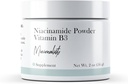 Minimalistisk niacinamid pulver (2 oz), B-vitamin pulver, flush- fri, Kosttilskud