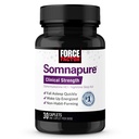 FORCE FACTOR Somnapure Clinical Strength Sleep Aid for Voksnes, Diphenhydramin HCl, Non-Habitat-Danning, Nighttime Sleep Support, 30 Caplets