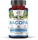 Organic Aura BACOPA Capsules.150 Veg HPMC Capsules 1500mg per servering. Urtetilskud, mental alerness, støtter rolig, hukommelse, kognition.